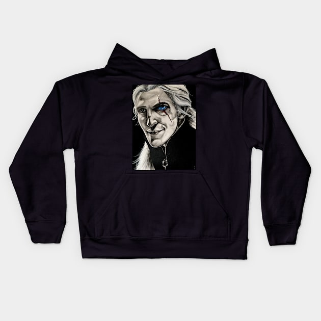 The Boy with one Eye Kids Hoodie by MadsAve